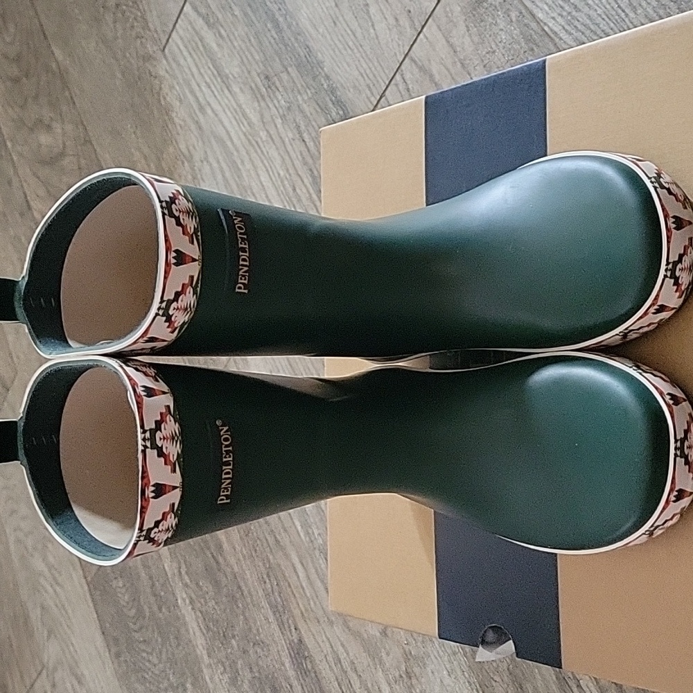 Pendleton TUCSON Mid Rain Boots Gorpcore Outdoor Granola Western Boho Southwest